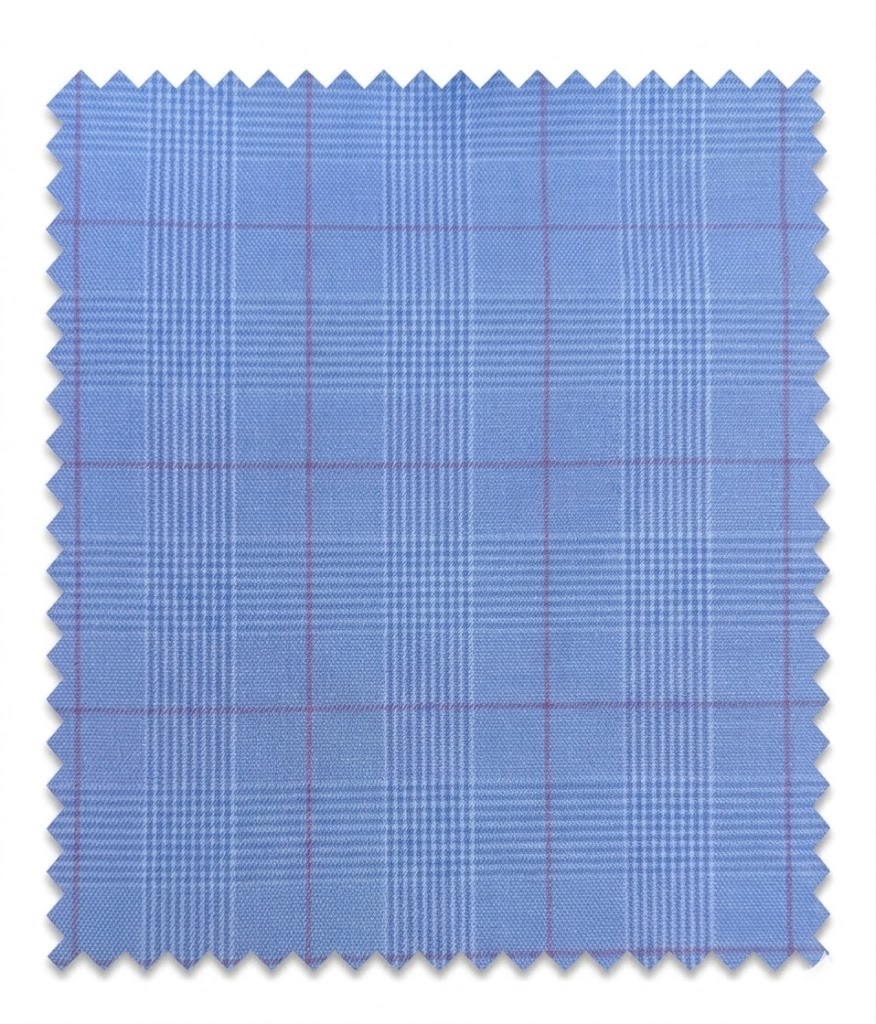 Manhattan Fabriano MF1207 - Blue Checks Shirt - Image 3