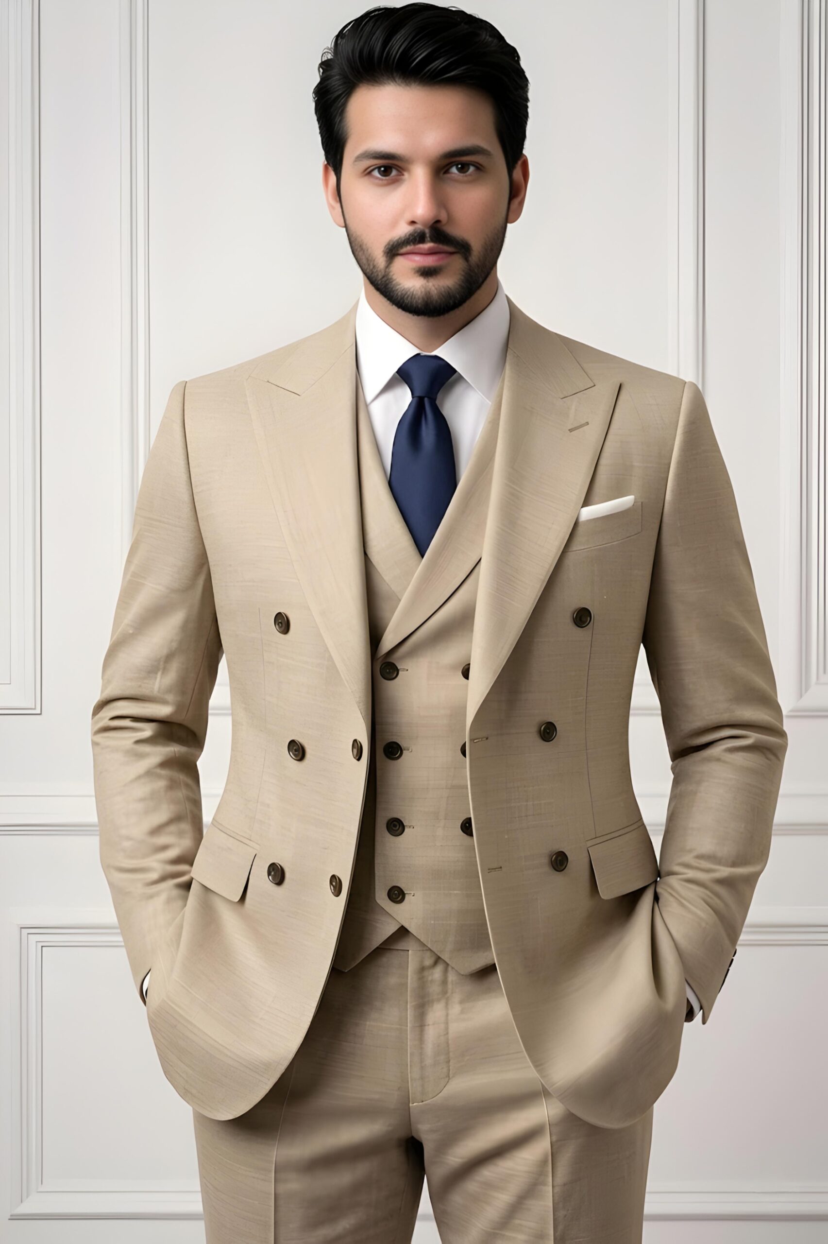 MONTLINO P5012 - The Beige Two Piece - Image 2